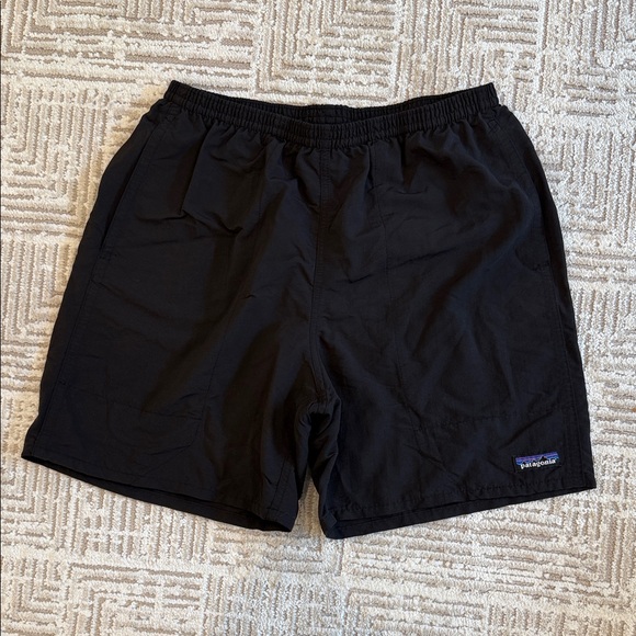 Patagonia Men’s Baggies Black Outdoor Athletic Shorts - Picture 2 of 8